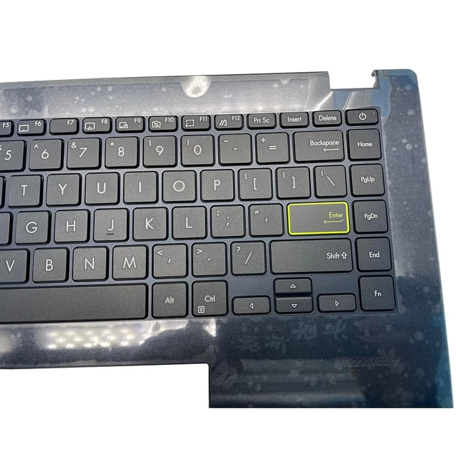 Alt view image 3 of 4 - Laptop Keyboard Compatible for Asus Hard Rock E410 E410M E410E Blue C Shell