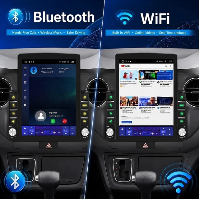 Alt view image 4 of 5 - Car Stereo Radio for Toyota Corolla 2003-2008 CarPlay Android Auto