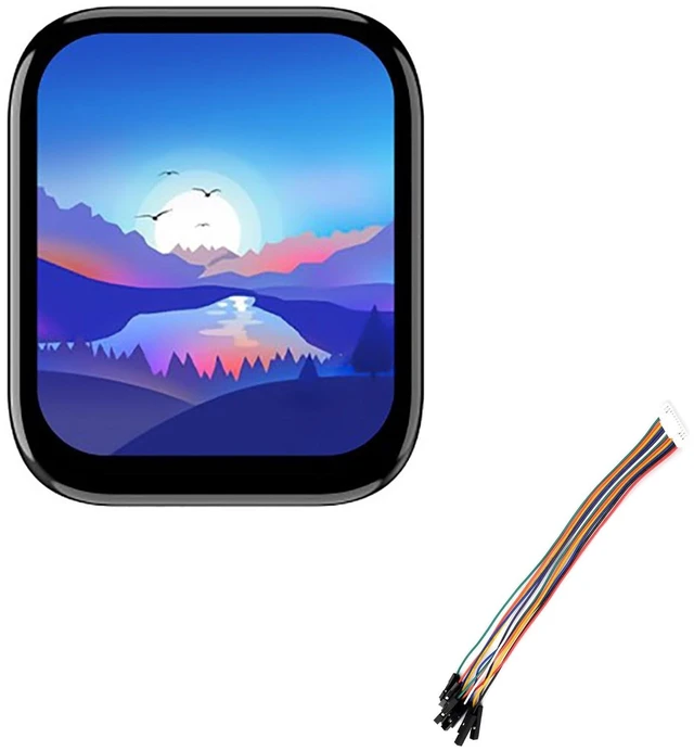 Main image of 1.83Inch Touch LCD Module 240x284 IPS TFT, ST7789P SPI Display, CST816D I2C Capacitive Touch, 262K Colors, 3.3V/5V, for Raspberry Pi/Pico, Compatible with Arduino/STM32/ESP32S3