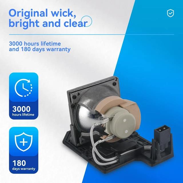 Alt view image 3 of 5 - ZMSTLAMP BL-FP230D BL-FP230J SP.8EG01GC01 for Optoma HD20 HD22 HD23 HD200X HD230X HD23 TX612 TX615 TX612-3D HD180 HD2200 DH1010 EH1020 EW615 TW610ST TX610ST EX565U Projector Replacement Lamp Bulb
