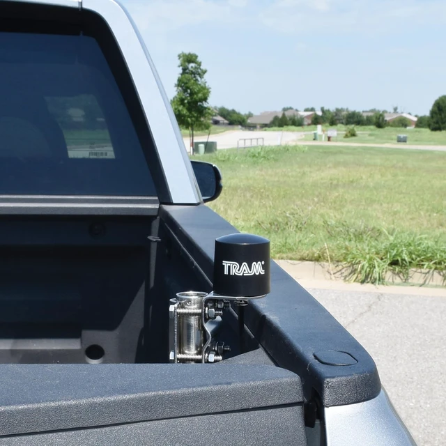 Alt view image 2 of 5 - Tram Satellite Radio Mirror-Mount Low-Profile Antenna with RG58 Coaxial Cable and SMB-Female Connector
