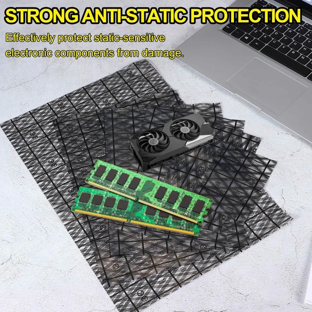 Alt view image 5 of 5 - Nexarelle 80pcs Anti Static Bags 12" x 16" ESD Shielding Antistatic Bag