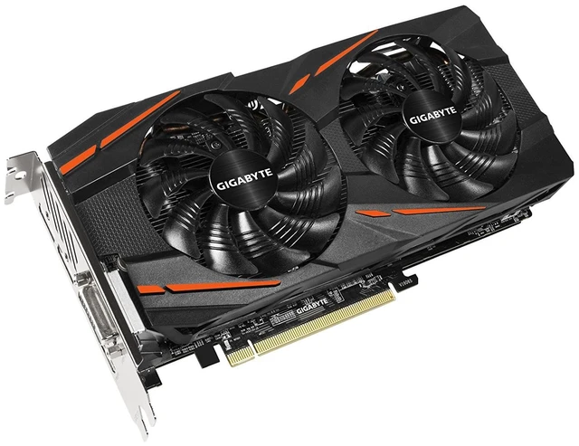Alt view image 2 of 5 - GIGABYTE Radeon RX 580 Gaming 4GB Graphic Cards GV-RX580GAMING-4GD