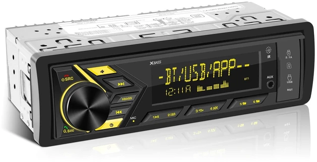 Main image of Single Din Car Stereo System - ABSOSO 1 Din Bluetooth Car Radio Receiver