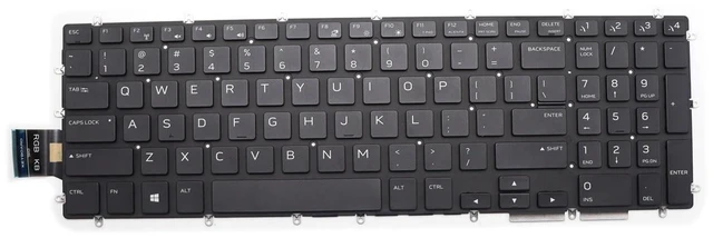 Main image of New Replacement Keyboard for Dell Alienware M15 R1 M17 R1 2019 06F8R5 6F8R5 3D7NN 03D7NN P79F P79F001 Backlit US
