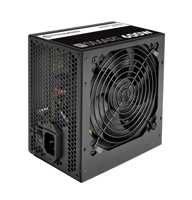 Alt view image 2 of 5 - Thermaltake SMART 600W ATX 12V V2.3/EPS 12V 80 Plus Certified Active PFC Power Supply PS-SPD-0600NPCWUS-W