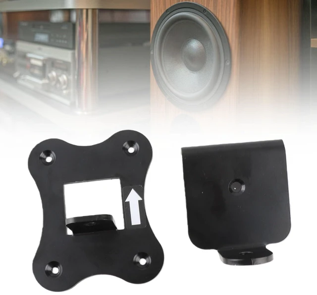 Alt view image 2 of 5 - Diyeeni Speaker Wall Mount for HW Q930B, Q930C, Q990B, Q990C, SX Q990B, Adjustable, Metal, Wall Mount, Black