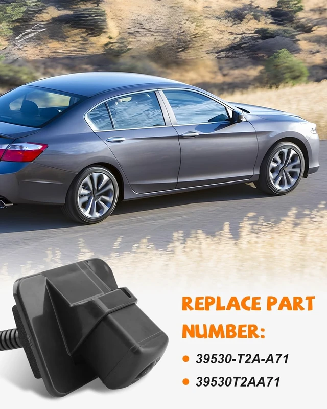 Alt view image 4 of 5 - Backup Camera 39530-T2A-A71 Fit for Accord EX Hybrid EX-L Touring LX Sport 2014 2015 Reverse Rear Park Assist Camera