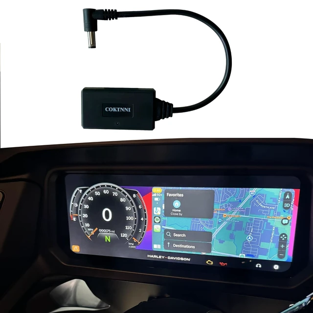 Alt view image 3 of 5 - COKTNNI Wireless CarPlay Headset Bypass Fit for Harley Davidson 2024-2025 Street Glide Road Glide CVO/ST Accessories Plug-N-Play (DC)