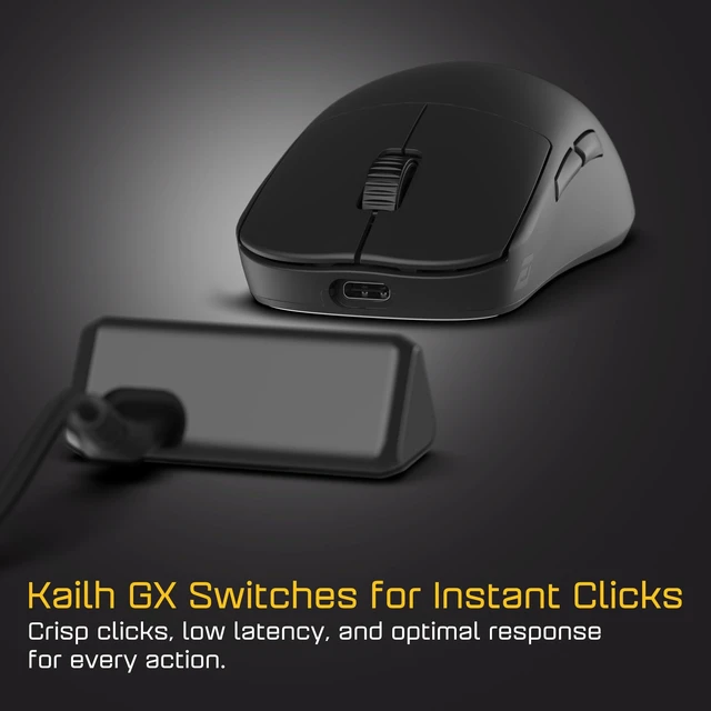 Alt view image 3 of 5 - ENDGAME GEAR OP1w 4k v2 Wireless Gaming Mouse, Lightweight, Black