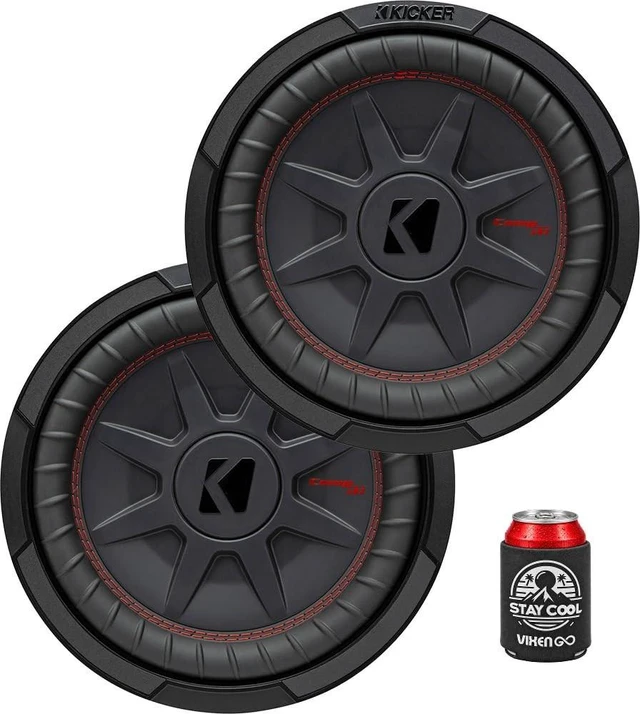 Main image of KICKER Subwoofer Package of 2 Items: 8" CompRT Subwoofers DVC 4-ohm (Pair) - 2X 48CWRT84 Subs