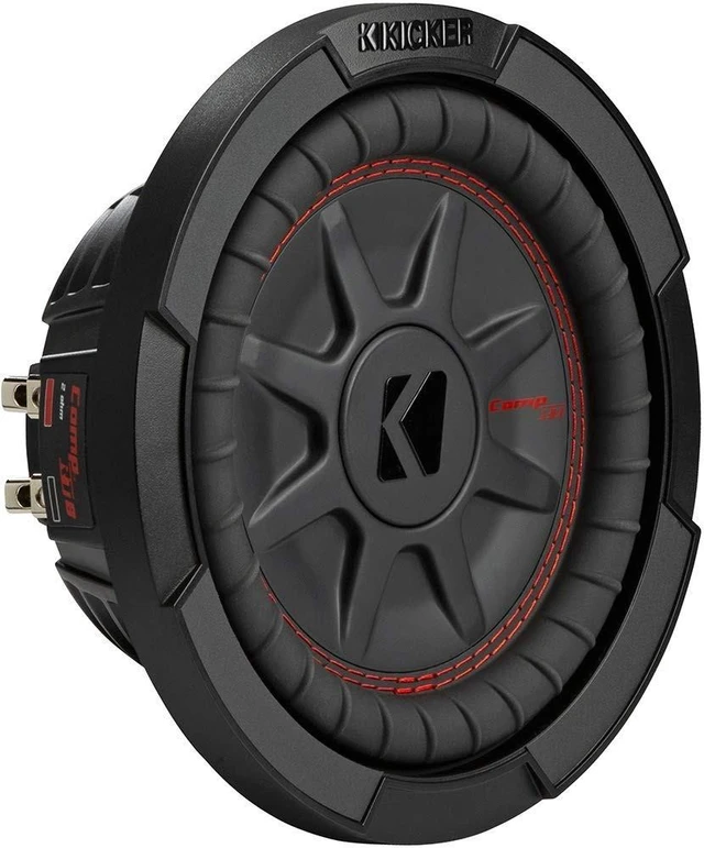 Alt view image 3 of 5 - KICKER Subwoofer Package of 2 Items: 8" CompRT Subwoofers DVC 4-ohm (Pair) - 2X 48CWRT84 Subs