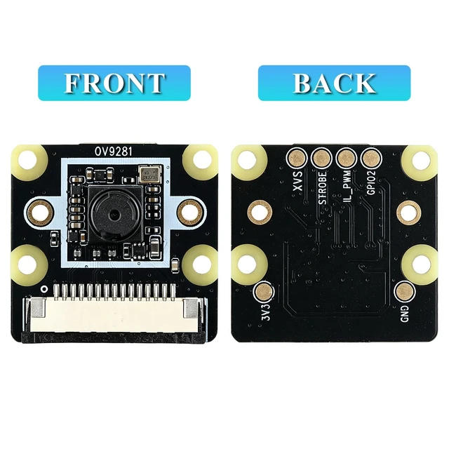 Alt view image 5 of 5 - 2PCS 120fps Monochrome Global Shutter Camera Module, 1MP OV9281 Sensor 79 FOV Compatible with Raspberry Pi 5 / 4B+ / 3B+ / 3B/ Zero
