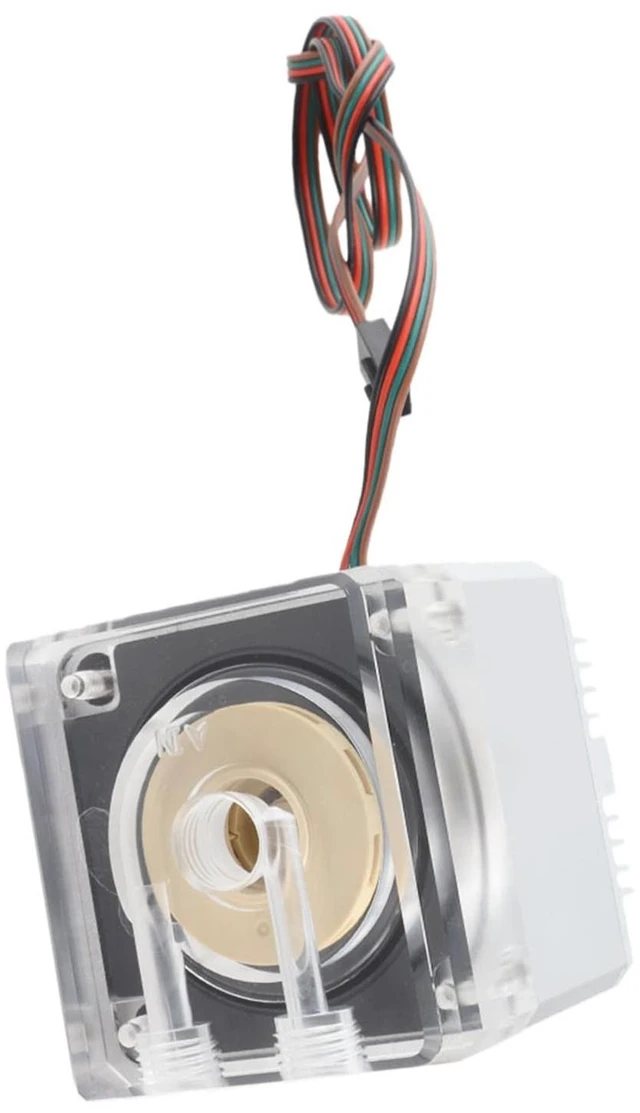 Main image of Silver CPU Water Cooling Pump - 800L/H, 3.5M Head, 3000RPM for PC Cooling System