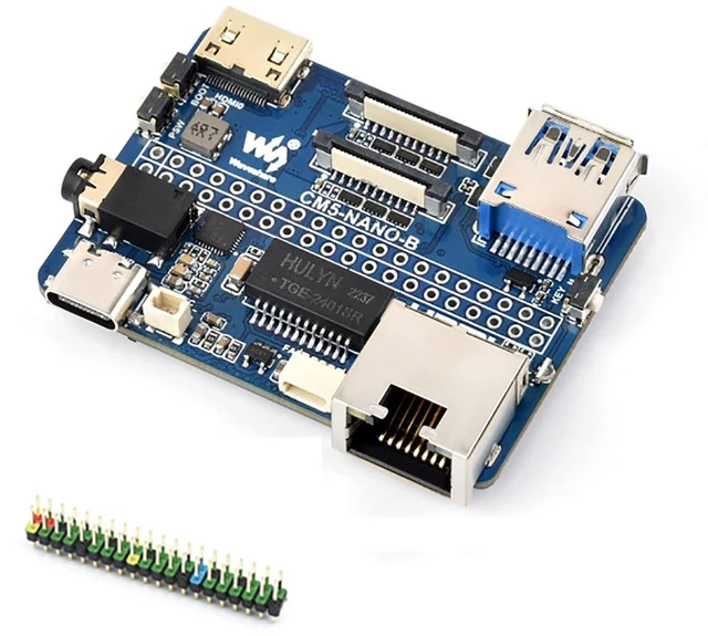 Main image of Nano Base Board (B) for Raspberry Pi CM5 ^^ Compact Compute Module 5 Base Board ^^ Same Size as CM5 ^^ Multi-Interface Design ^^ Ideal for Evaluation & Integration