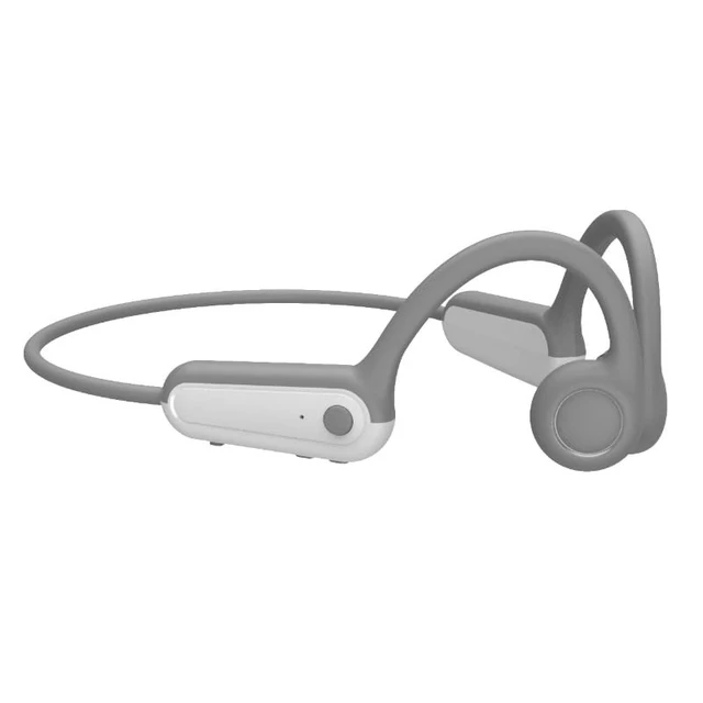 Alt view image 3 of 5 - AYI True Bone Conduction Bluetooth Headphones Open Ear Headset Painless Wear Stereo Earphone 11H Playtime Lightweight Stable & Comfortable Sports Headphone for Driving Bicycling Running Skiing-White