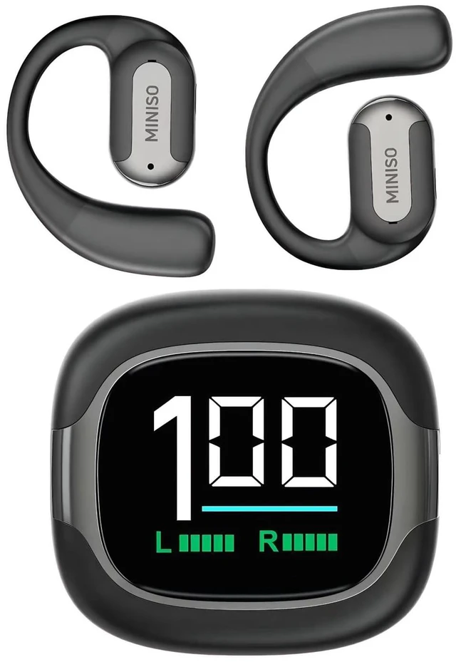 Main image of MINISO MS220 Open Ear Earhook Wireless Earbuds with ANC Noise Cancellation