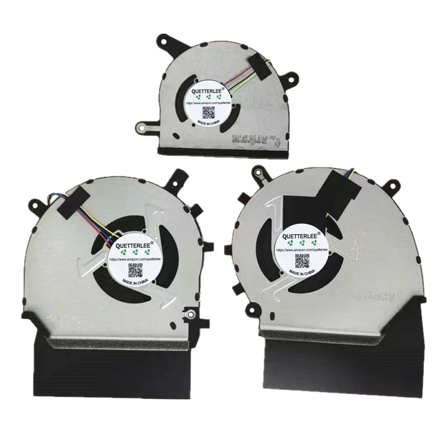 Alt view image 2 of 2 - New Laptop CPU + GPU + Hard Disk Small Cooling Fan for ASUS ROG Stric G615 G635 Series F24319 DFS5M22S05K87Z DC5V F24318 DFS5L22W15681Z DC5V F24169 DFS1507058U0T DC5V Fan