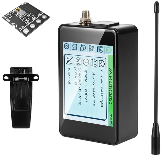 Main image of Heltec V4 ESP32 LoRa Development Kit with GXHTV3 Temperature Humidity Sensor, Touch Screen, GPS Support, SX1262 Long Range Wireless Module for Meshtastic V4 IoT Environmental Monitoring