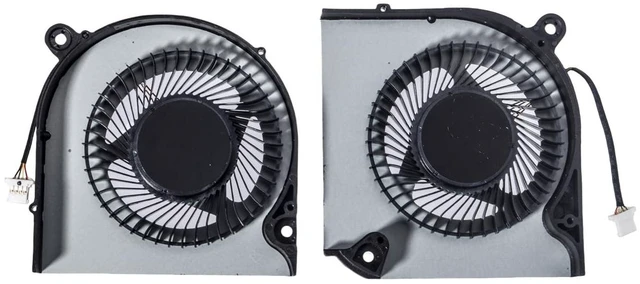 Alt view image 2 of 5 - QRFAX Replacement CPU+GPU Cooling Fan for Acer Nitro 5 Gaming Laptop AN515-54-5812 AN515-54-728C AN515-54 AN515-43 N18C3 Aspire 7 A715-41G A715-42G A715-74G A715-75G Series FL78 FL1K 5V