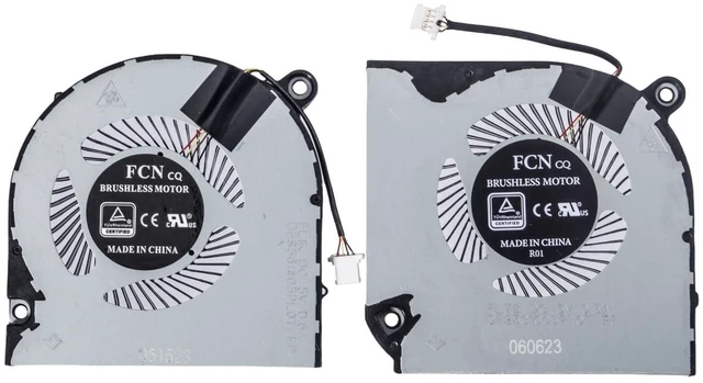 Main image of QRFAX Replacement CPU+GPU Cooling Fan for Acer Nitro 5 Gaming Laptop AN515-54-5812 AN515-54-728C AN515-54 AN515-43 N18C3 Aspire 7 A715-41G A715-42G A715-74G A715-75G Series FL78 FL1K 5V