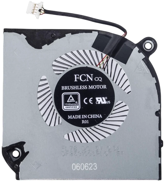Alt view image 5 of 5 - QRFAX Replacement CPU+GPU Cooling Fan for Acer Nitro 5 Gaming Laptop AN515-54-5812 AN515-54-728C AN515-54 AN515-43 N18C3 Aspire 7 A715-41G A715-42G A715-74G A715-75G Series FL78 FL1K 5V