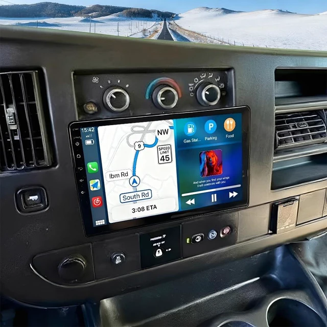 Main image of Android Radio for Chevrolet Express 2008-2024 with Wireless Carplay/Android Auto, Car Radio Stereo 10 Inch Touch Screen for Corolla with GPS Navigation/Bluetooth/Backup Camera 2+32G