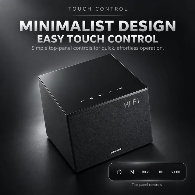 Alt view image 3 of 5 - IBALLBOX 2.1 Computer Speakers with Subwoofer, PC Speakers for Desktop with Deep Bass, Bluetooth USB Optical Gaming Sound System for Monitor and Laptop