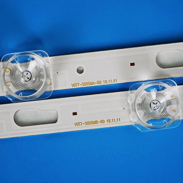 Alt view image 5 of 5 - XIMAIACC 6 Pieces LED Backlight Strip for Samsung 50TV BN96-50317A BN96-50318A UN50TU8200F UN50TU8000FXZA V0T7-500SMA-R0 V0T7-500SMB-R0 UN50TU8000F UN50TU700DF JL.D500C1330-408AL-M_V02 UN50AU700