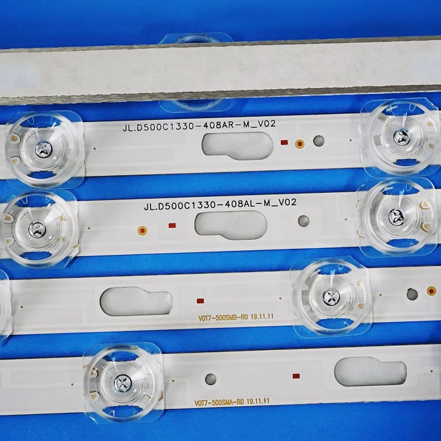 Alt view image 3 of 5 - XIMAIACC 6 Pieces LED Backlight Strip for Samsung 50TV BN96-50317A BN96-50318A UN50TU8200F UN50TU8000FXZA V0T7-500SMA-R0 V0T7-500SMB-R0 UN50TU8000F UN50TU700DF JL.D500C1330-408AL-M_V02 UN50AU700