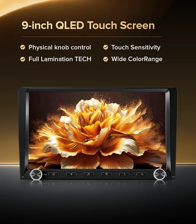 Alt view image 4 of 5 - Car Radio Stereo Head Unit for Toyota Tacoma 2005-2015 CarPlay Android Auto