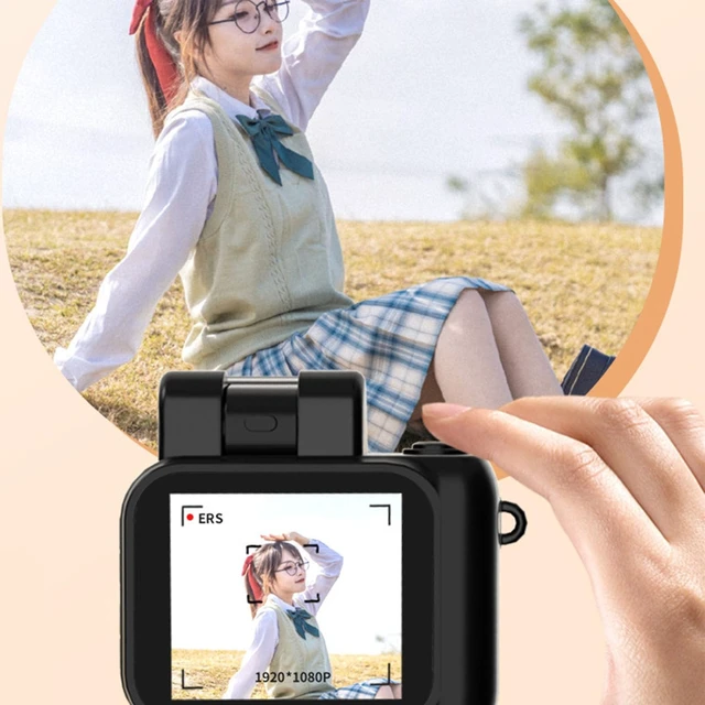 Alt view image 4 of 5 - Mini Thumb Camera, 1080P HD Digital Video Camera, 160 Wide Angle Lens, Compact Mini Camera with Long Battery Life, for Travel Recording Learning Video