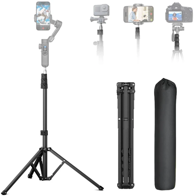 Main image of AOCHUAN 1.7M Complete Camera Tripod for Smartphones Camera Gimbal Stabilizers w/ 0.44m ~1.7m Aluminum Alloy Lighting Stand(T20)