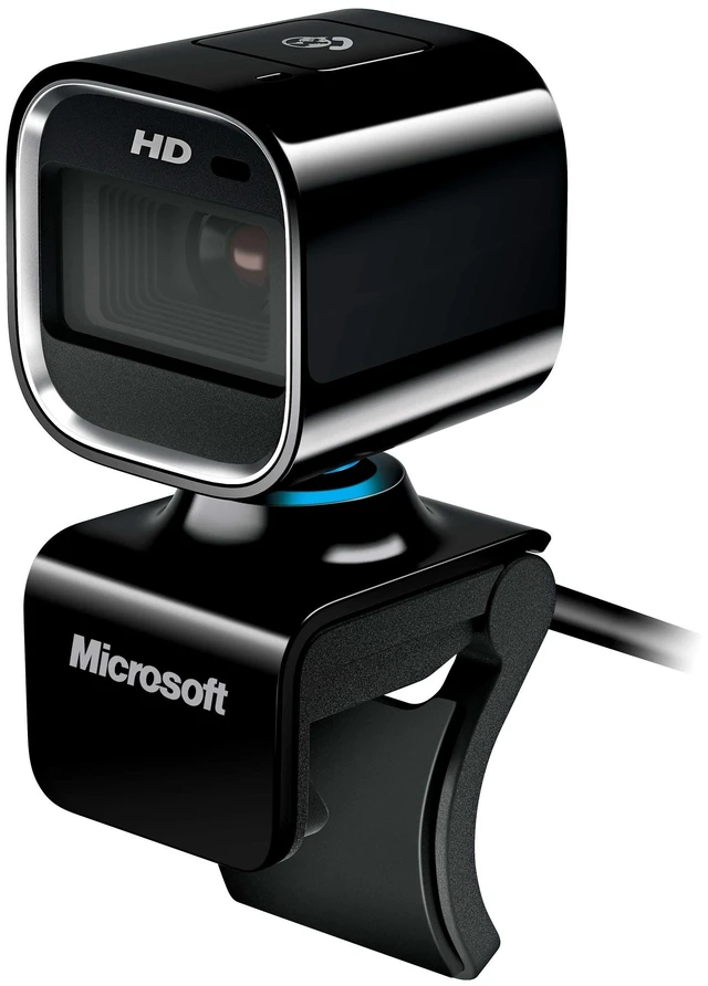 Main image of Microsoft LifeCam HD-6000 720p HD Webcam for Notebooks - Black