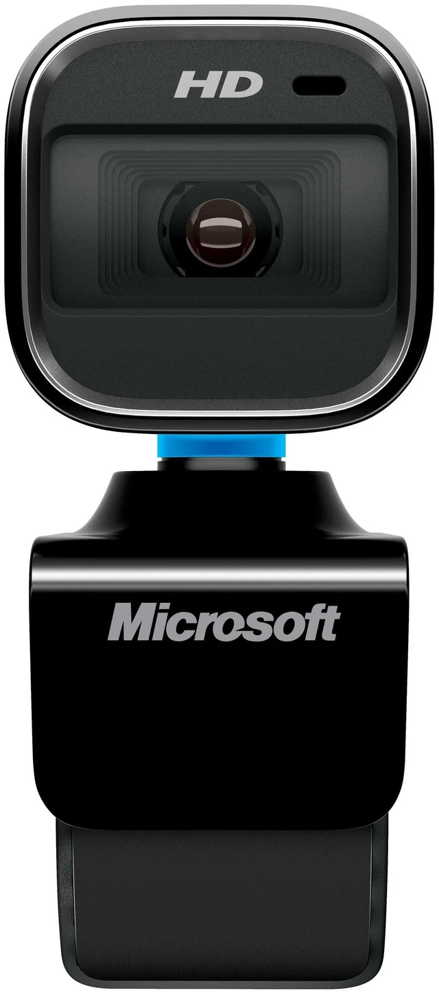 Alt view image 2 of 4 - Microsoft LifeCam HD-6000 720p HD Webcam for Notebooks - Black