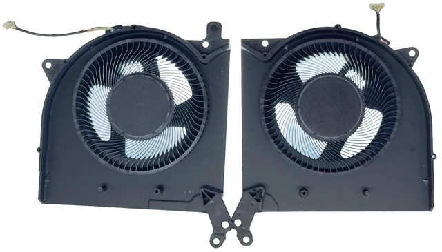 Alt view image 2 of 5 - VoltaGuru New Laptop CPU + GPU Cooling Fans for Lenovo Legion 5-15ACH6A Type 82NW, 5-15ACH6H Type 82JU, DC 10V 0.8A PN: DFSAL12E064860, DFSAL12E164810, NS8CC15-20J12, NS8CC14-20J10, BAPA090R1HY00