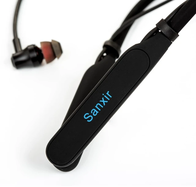 Alt view image 3 of 5 - Sanxir Air Tube Anti-Radiation Bluetooth Headphones Air Tube+Low-EMF Chip