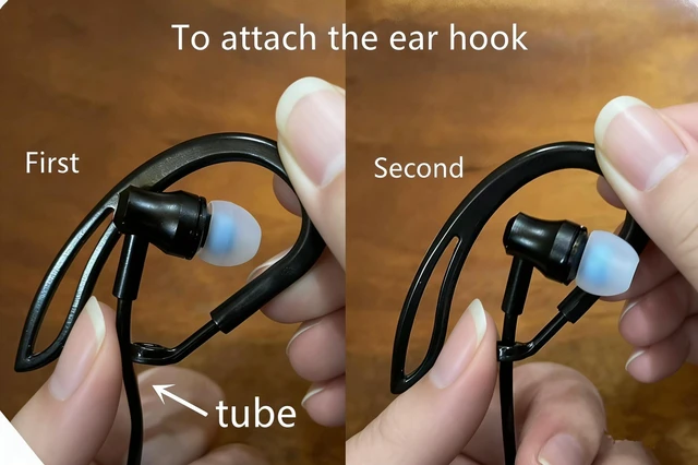 Alt view image 4 of 5 - Sanxir Air Tube Anti-Radiation Bluetooth Headphones Air Tube+Low-EMF Chip