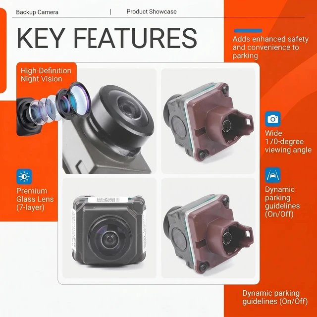 Alt view image 2 of 5 - No. A0009055505 Upgraded 360 Front & Rear & Left & Right Reversing Camera