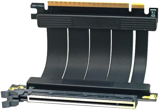 Alt view image 3 of 5 - Sintech 5cm PCI-e 5.0 X16 Riser Cable,PCIe Extension Card
