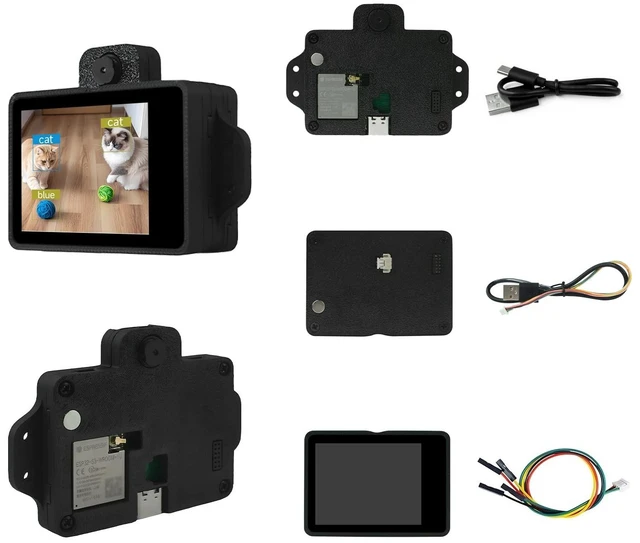 Main image of ESP32 AI Vision Camera Module, ESP32-S3 Vision Board, Face & Cat Detection, QR Code and Color Recognition, UART & I2C Communication, AP/STA Mode, AI Development Board (Full Set)
