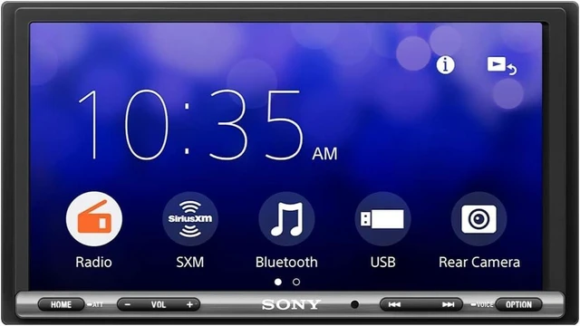 Alt view image 2 of 5 - Sony XAV-AX3200 6.95" CarPlay Android Auto Media Receiver with WebLink Cast, SiriusXM Ready, Extra BASS + SXV300V1 SiriusXM Vehicle Tuner Bundle
