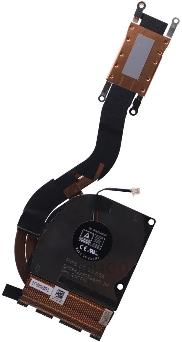 Alt view image 4 of 5 - Deal4GO CPU Cooling Fan Heatsink Module XCNHG 0XCNHG Replacement for Dell Latitude 7320 or 7320 2-in-1 Laptop