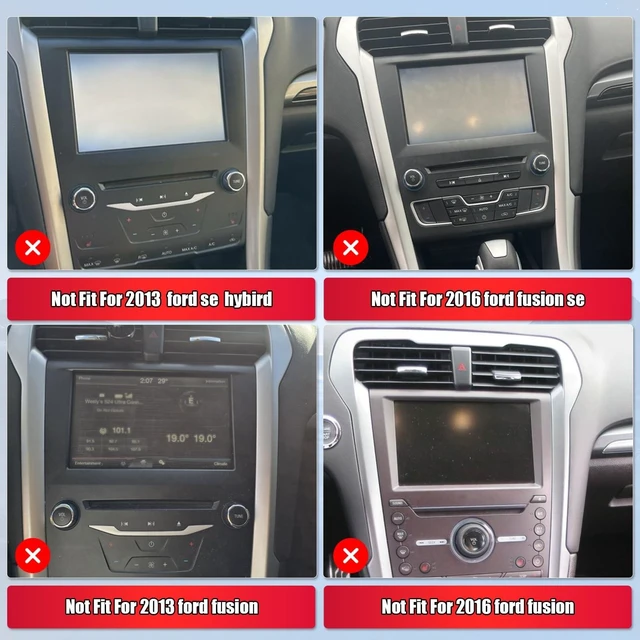 Alt view image 4 of 5 - 2+64G Double Din Car Radio for Ford Fusion Mondeo 2013-2016, 9 inch Touch Screen Radio Ford Fusion Head Unit with Wireless Carplay Backup Camera Android Auto GPS Navigation Bluetooth WiFi