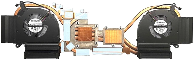 Main image of BestParts New CPU + GPU Cooling Fan with Heatsink Replacement for Gigabyte AERO 17 HDR (Intel 9th Gen), for AERO 17 HDR SA XA YA, P/N: RP77XA (Only for 9th Gen Processor)