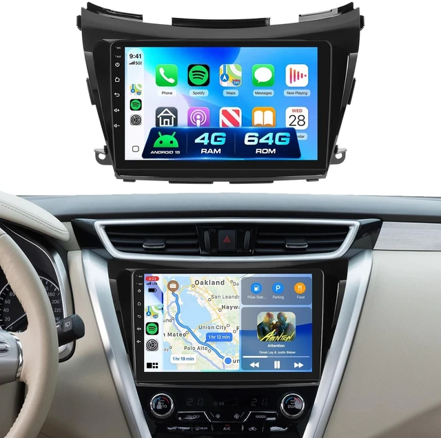 Main image of MAHVEC 4G+64G Android 15 Car Radio Stereo for Nissan Murano 2014-2020