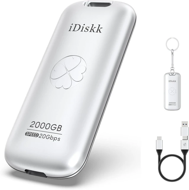 Main image of iDiskk 1TB Ultra-Fast Portable SSD,USB3.2 High Speed Storage for iPhone