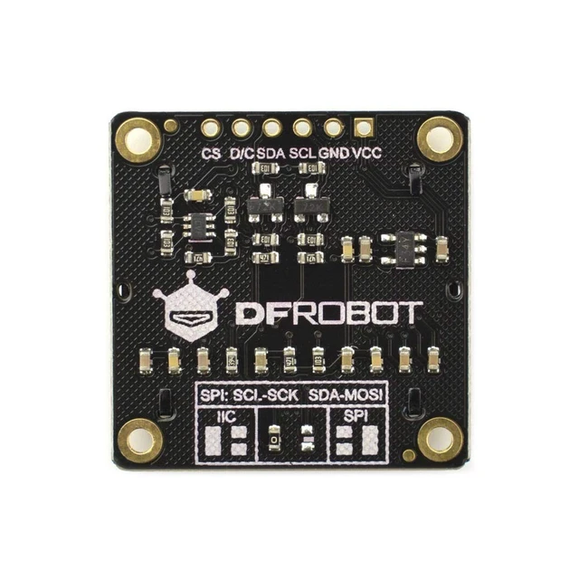 Alt view image 4 of 5 - DFROBOT Monochrome 0.96" 128x64 I2C/SPI OLED Display Compatible with Arduino UNO, Leonardo, ESP32/ESP8266 and FireBettle-M0