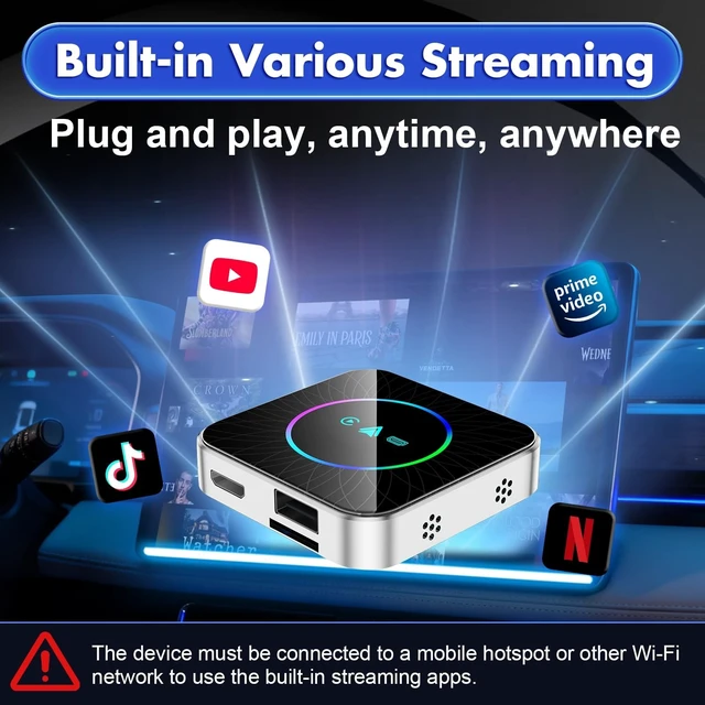 Alt view image 4 of 5 - Magic Ai Box 3.0 Ultra 2026 Upgrade, 32GB CarPlay Box with Video Playback