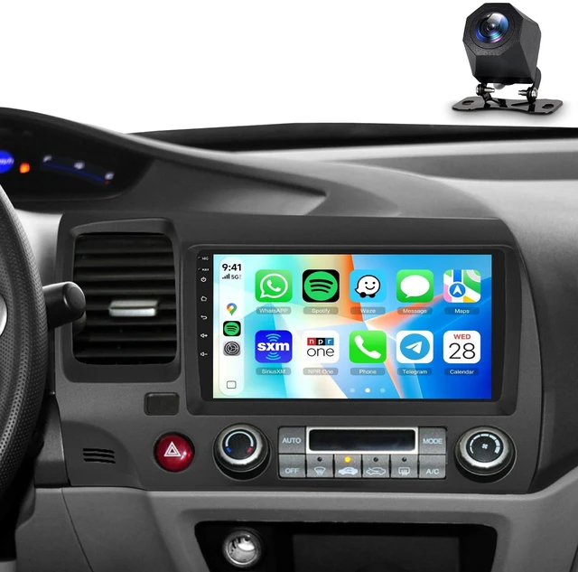 Main image of Linux Car Stereo for Honda Civic 2006-2011 Wireless Carplay/Android Auto